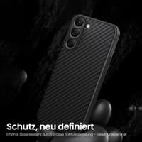 Samsung Galaxy S21+ - Robustes TPU-Case mit Carbon-Optik, Schwarz – Bild 2