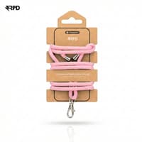 RPD cell phone chain universal nylon necklace - robust insert card - for all smartphones, pink – Bild 2