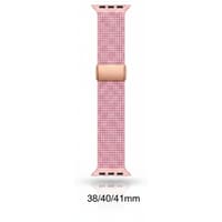 Cinturino Apple Watch in tessuto con strass 38/40/41 mm rosa – Bild 1