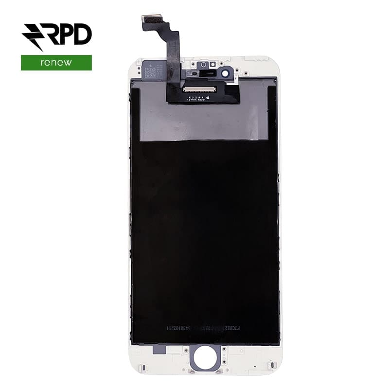 LCD für iPhone 6 PLUS Frontglas / LCD weiss original, renewed – 2