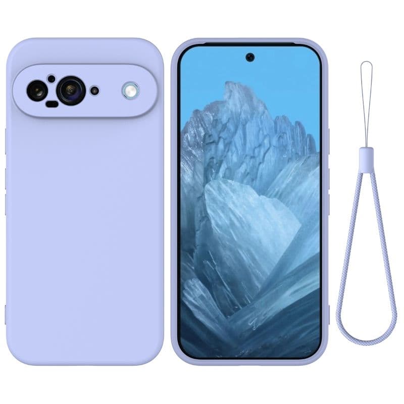 Google Pixel 9 - Housse en silicone violet