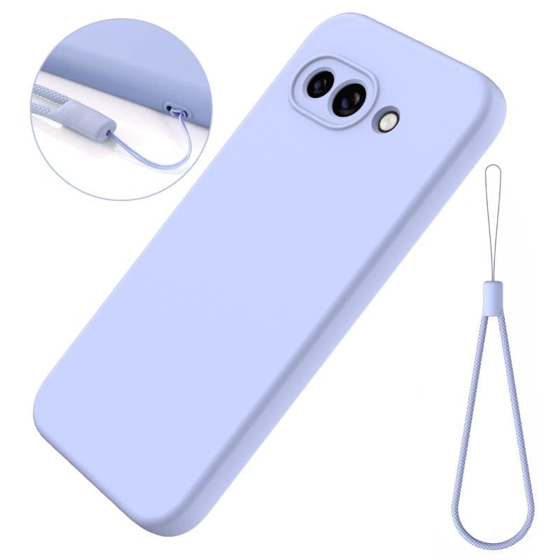 Google Pixel 9a custodia in silicone viola – 3