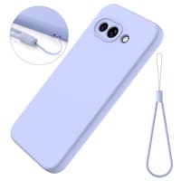 Google Pixel 9a custodia in silicone viola – Bild 3