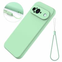 Google Pixel 9 - Silicone protective case, green – Bild 4