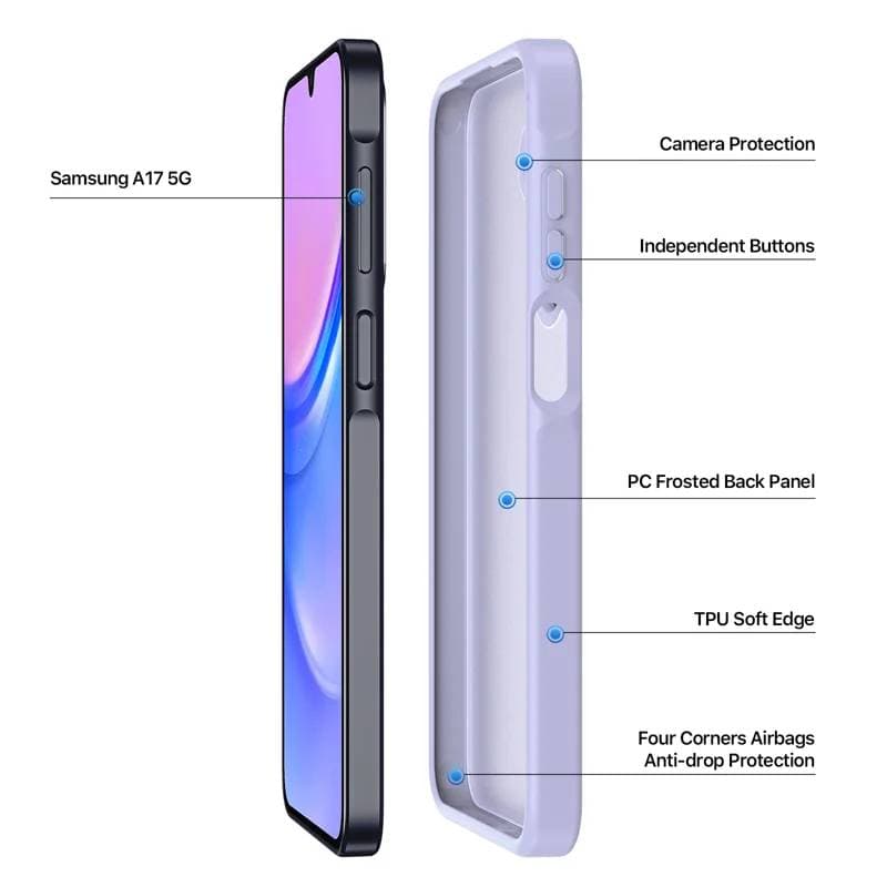 Samsung Galaxy A17 5G/A26 5G/A16 4G/A16 5G - Dux Ducis Yind Series, Violett – 4