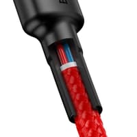 Baseus - Cafule - Type-C PD2.0 60W fast charging cable, 1m, red (CATKLF-G09) – Bild 7