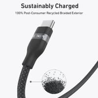 Anker braided cable - USB-C to USB-C - 0.9M - Black – Bild 2