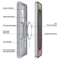 Samsung Galaxy S26 - Dux Ducis Yind Series with Magsafe and stand function, gray – Bild 4