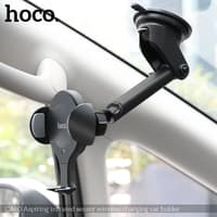 Hoco CA60 Aspiring infrared sensor wireless charging car holder, black – Bild 9
