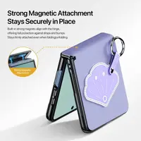 Galaxy Z Flip8 - Dux Ducis - Série Luvy Shell, édition Love (coquillage), violet – Bild 5