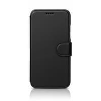 iPhone X/Xs - iCarer Genuine Leather Flip Case (RIX12-BK) schwarz – Bild 1