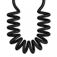 McDodo - Cavo a spirale da Lightning a USB-C, 1,8 m, nero – Bild 5