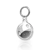 AirTag Schlüsselanhänger - RPD TPU Case, wasserabweisend, transparent, Transparent – Bild 1