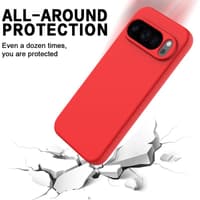 Google Pixel 10 Pro XL - Silikon Schutzhülle, Rot – Bild 7