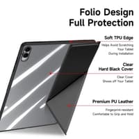 Samsung Galaxy Tab S11 Ultra - Dux Ducis Magi Series, aufstellbares Flip-Etui, Schwarz – Bild 4