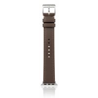 Apple Watch - Leather strap (38/40/41mm) - Gray with silver buckle – Bild 1