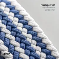 RPD Magnos Cinturino Magnetico Nylon per Apple Watch 38/40/41/42mm - Motivo Z Blu/Bianco – Bild 2
