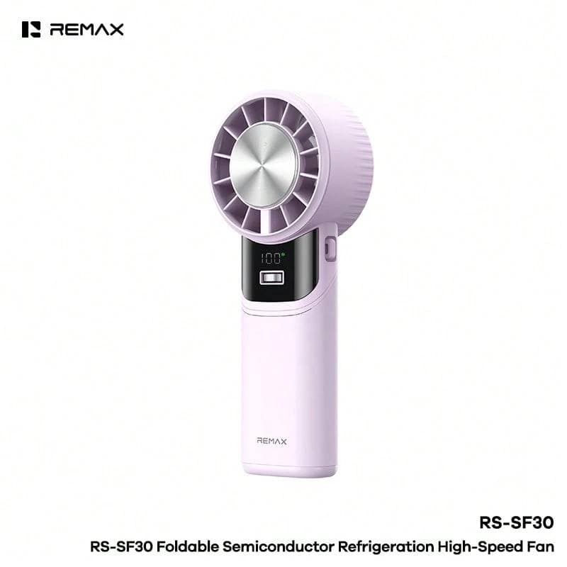 REMAX RS-SF30 Foldable Handheld Fan, Purple