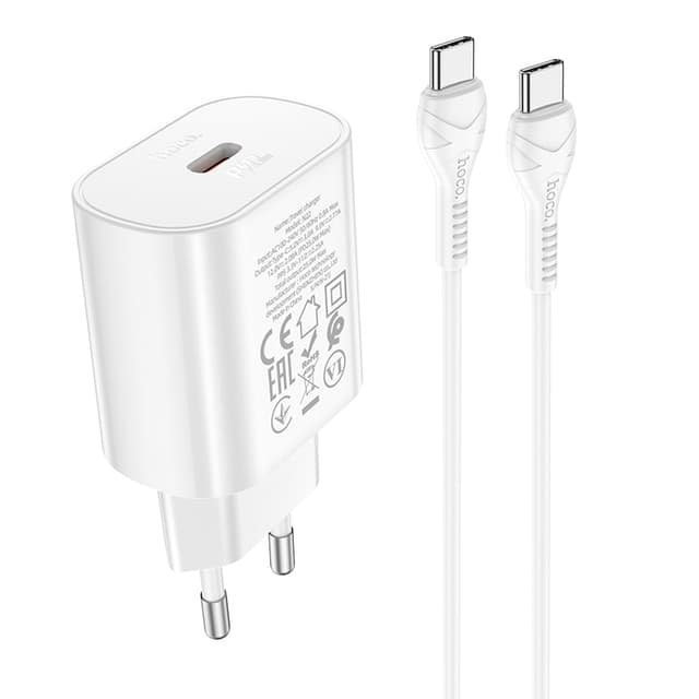 HOCO PD25W charger set with Type-C to Type-C cable (N22)