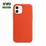 Apple iPhone 13 - Custodia in silicone arancione scuro