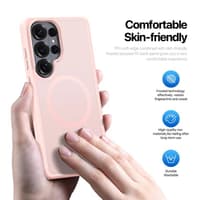 Samsung Galaxy S26 Ultra - Dux Ducis Yind Series with Magsafe in light pink – Bild 5