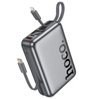 Hoco Q39 Eminente 22.5W + PD20W Powerbank mit Kabel, 20000mAh, dunkelgrau – Bild 1