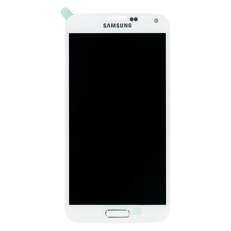 Samsung Galaxy S5 Frontglas / LCD weiss original Service Pack, neu, original – 2