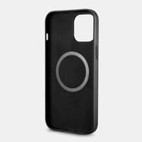 iPhone 12 mini - iCarer - Leather Backcase with Logo, Black (WMI1215-BK) – Bild 2