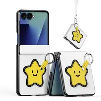 Galaxy Z Flip8 - Dux Ducis - Luvy Series, Love Edition (Yellow Star), white – Bild 1