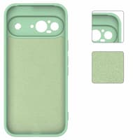 Google Pixel 9 - Silicone protective case, green – Bild 2