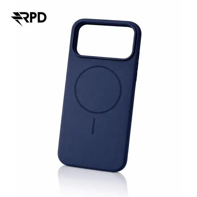 iPhone 17 Pro - Custodia MagSafe Slimline in silicone, blu scuro