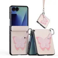 Galaxy Z Flip8 - Dux Ducis - Serie Luvy Butterfly, Edizione Love (Farfalla), rosa chiaro – Bild 1