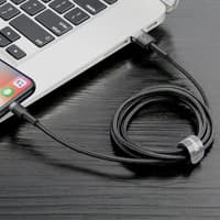 Baseus Câble de charge Lightning vers USB-A - Câble Cafule 300cm, noir – Bild 3
