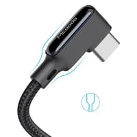 Mcdodo - Coiled cable USB-A to USB-C, 1.8 m, black – Bild 3