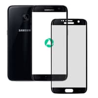 Samsung Galaxy S7 Edge - Tempered Glass / Panzerglas - Full Glue schwarz – Bild 1