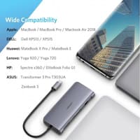 Ugreen – USB-C Hub 9-in-1 mit HDMI, VGA, LAN, SD/TF & PD (CM179 / 40873), grau – Bild 5
