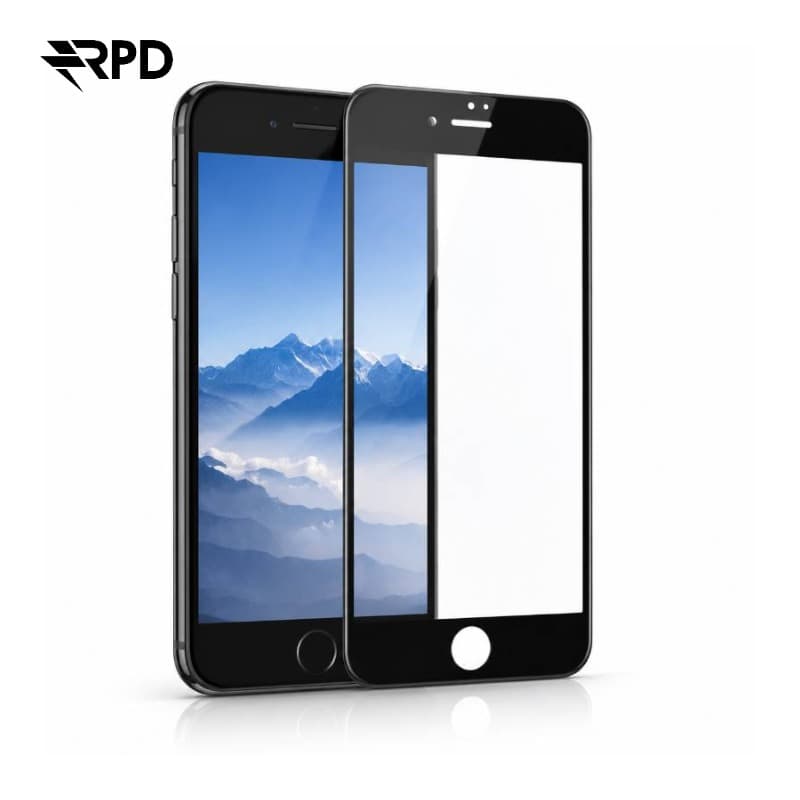 iPhone 7 / 8 / SE2 (2020) - Vetro temperato / vetro blindato - 3D nero
