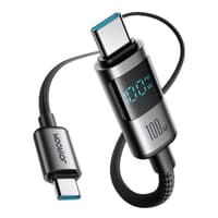 Joyroom Digital Display Fast Charging Cable (S-A16Pro) Type-C to Type-C, 1.2m, Black – Bild 2