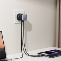 Joyroom - 65W GaN charger with retractable cable, black (EU) (JR-TCL02) – Bild 8
