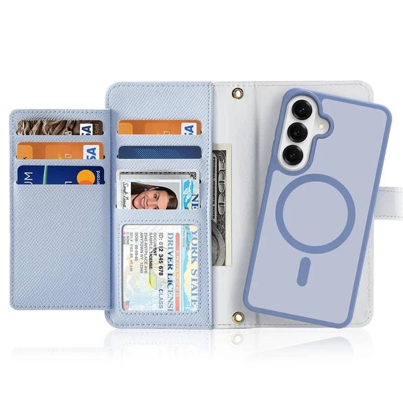Samsung Galaxy S26 - Dux Ducis Lawa Premium Tasche Hellblau – 2