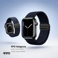RPD Magnos Magnetic Strap Nylon Braided for Apple Watch 38/40/41/42mm - Charcoal – Bild 5