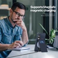 Dux Ducis - Galaxy S25 Edge - Rafi II Magnetische Hülle mit Kickstand & Kartenfächern, Blau – Bild 8