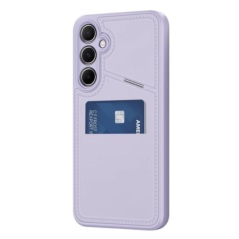 Dux Ducis - A15 5G/4G - Rafi II Hülle mit Kickstand & Kartenfächern, Violett