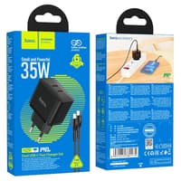 Hoco PD35W Dual Port USB-C Quick Charger, N29 – Bild 2