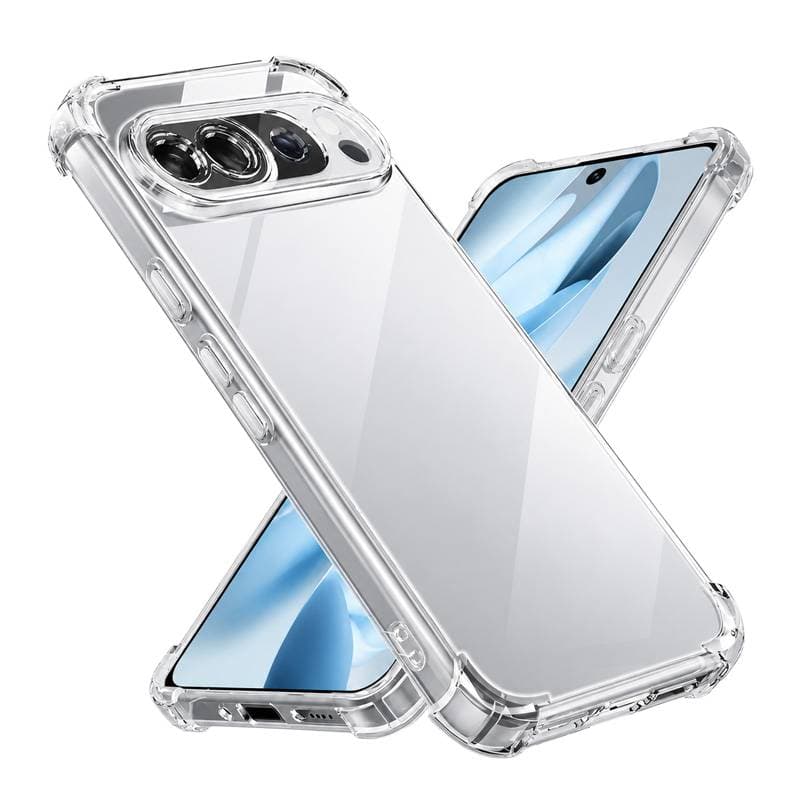 Google Pixel 10 - Airpillow trasparente (con protezione per i bordi della fotocamera)