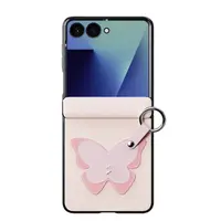 Galaxy Z Flip8 - Dux Ducis - Serie Luvy Butterfly, Edizione Love (Farfalla), rosa chiaro – Bild 2