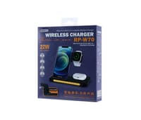 REMAX - RP-W70 Wireless Charger, Black – Bild 2