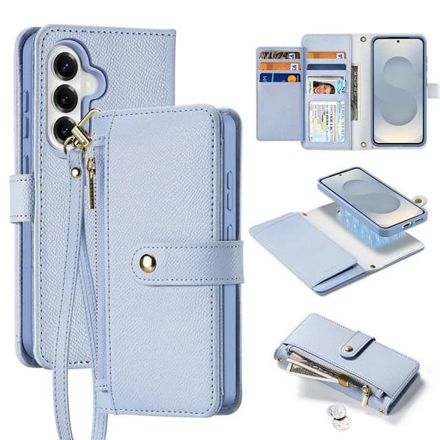 Samsung Galaxy S26 Plus - Étui Dux Ducis Lawa Premium bleu clair