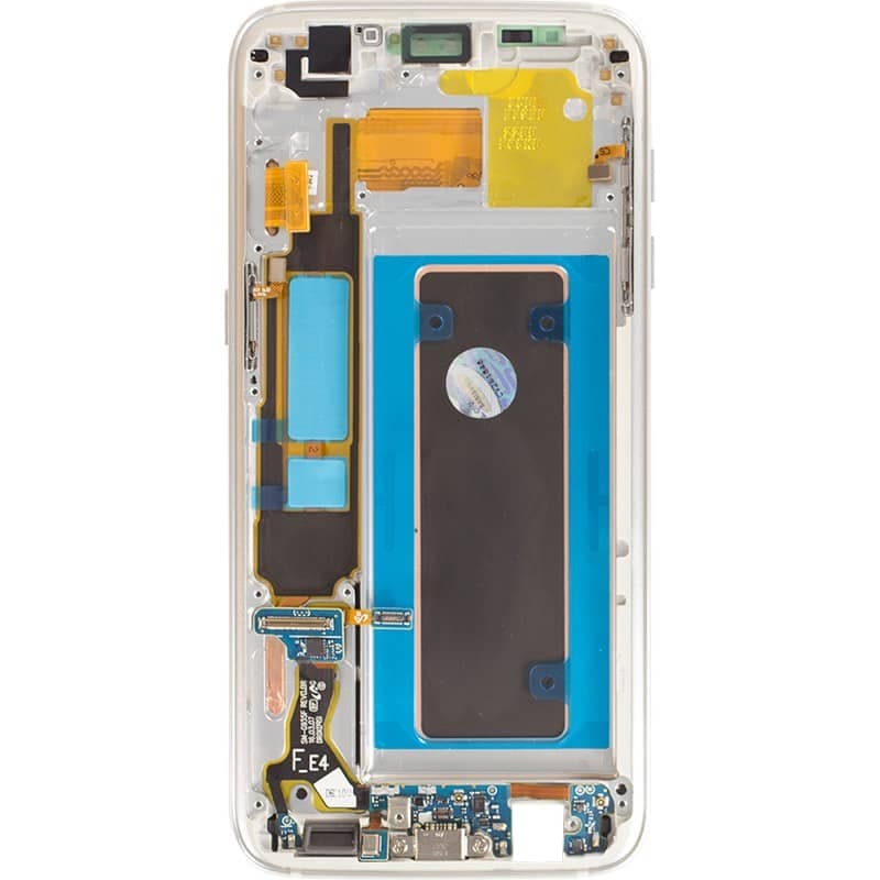 Samsung Galaxy S7 EDGE Frontglas / LCD silber, renewed – 2