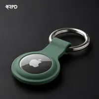 Étui de protection AirTag - RPD Housse en silicone souple avec anneau porte-clés, Vert sapin – Bild 4